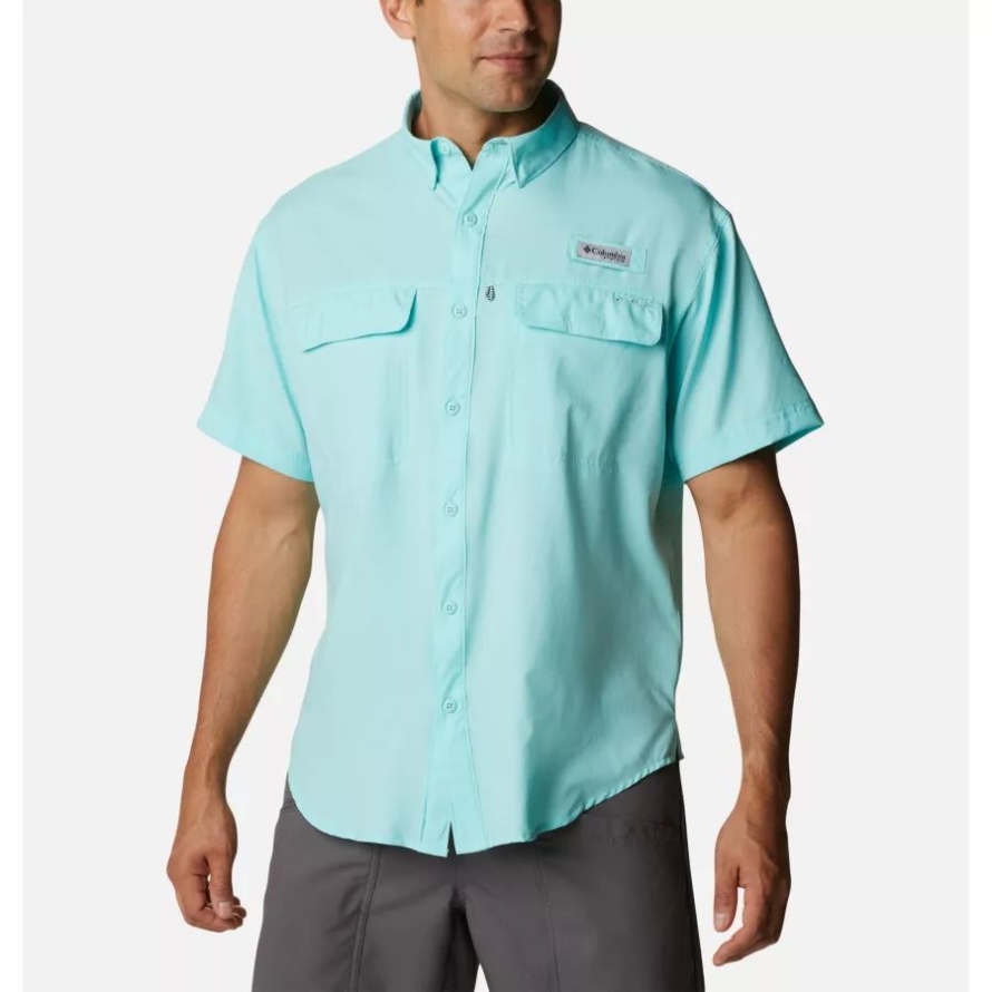 Gulf Stream Men's PFG Skiff Guide Woven Short Sleeve Shirt Columbia