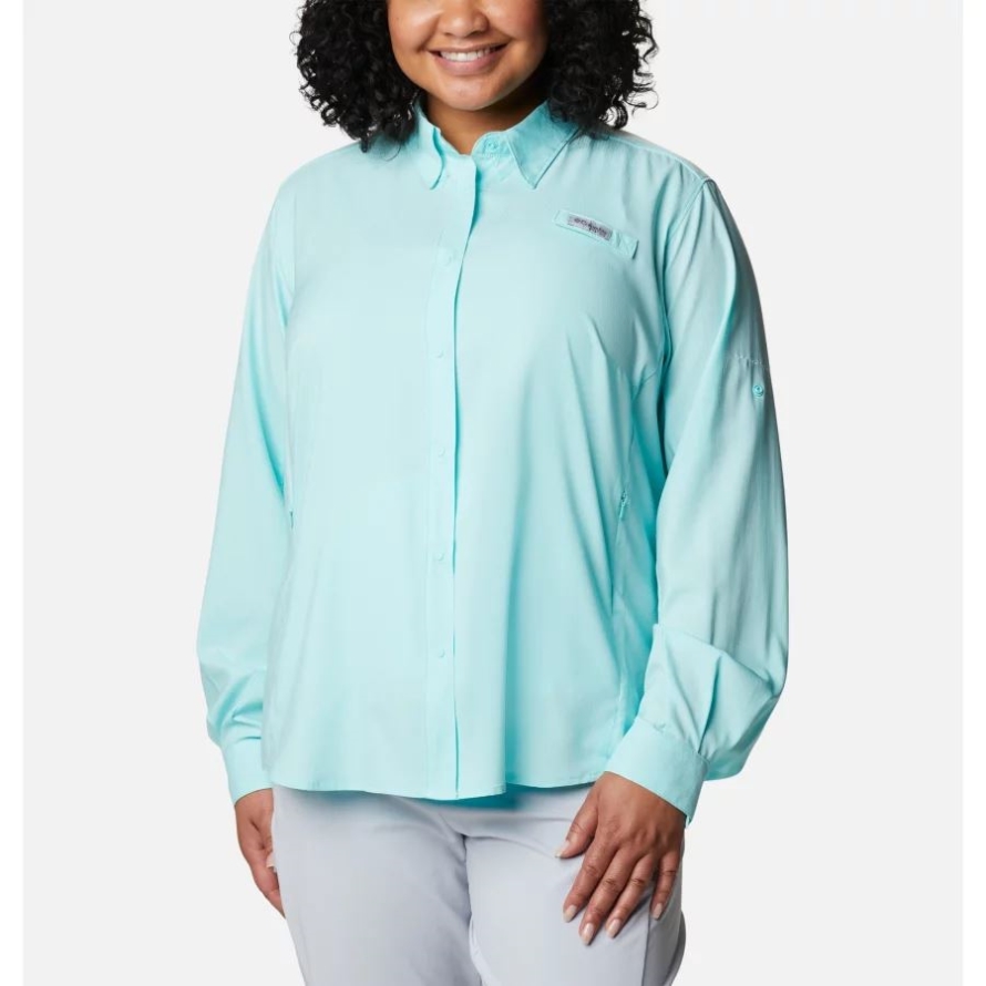 Gulf Stream Women's PFG Tamiami II Long Sleeve Shirt Plus Size Columbia