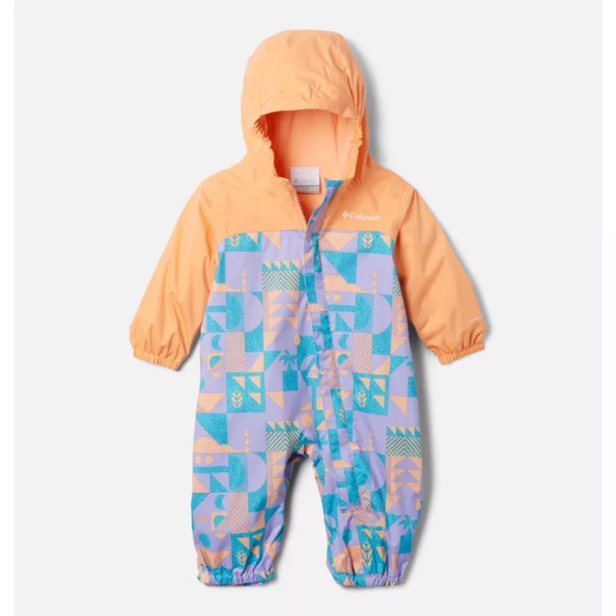 Infant Critter Jitters II Rain Suit Frosted Purple Quest/Peach Columbia