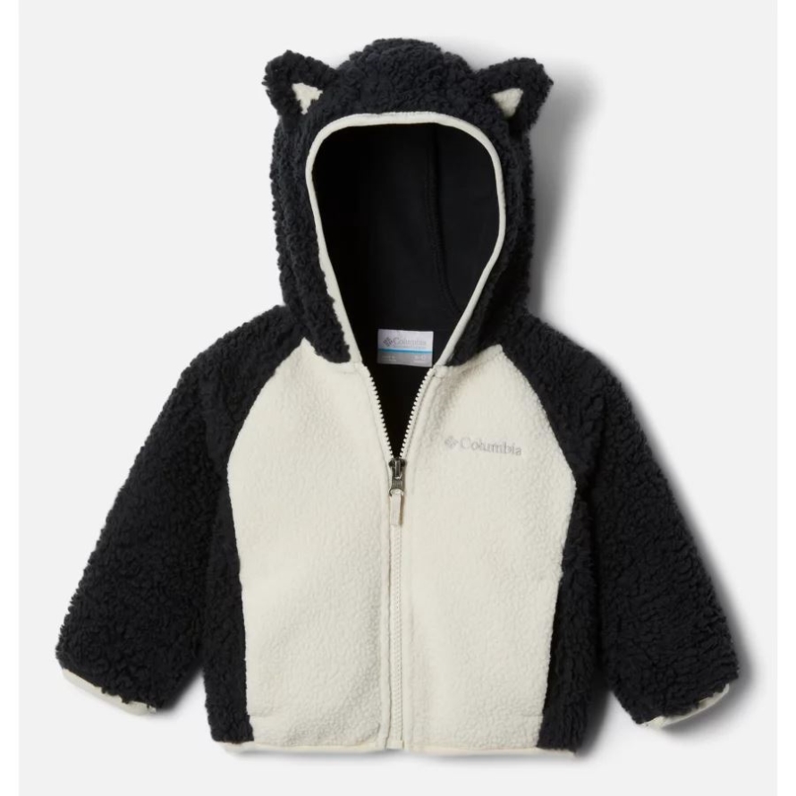 Infant Foxy Baby Sherpa Jacket Columbia Black/Chalk