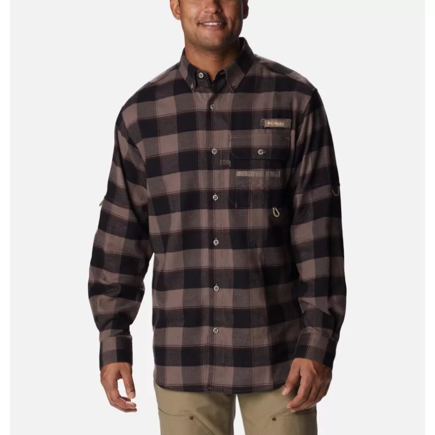 Iron Chunky Plaid Columbia Men's PHG Sharptail Flannel Tall