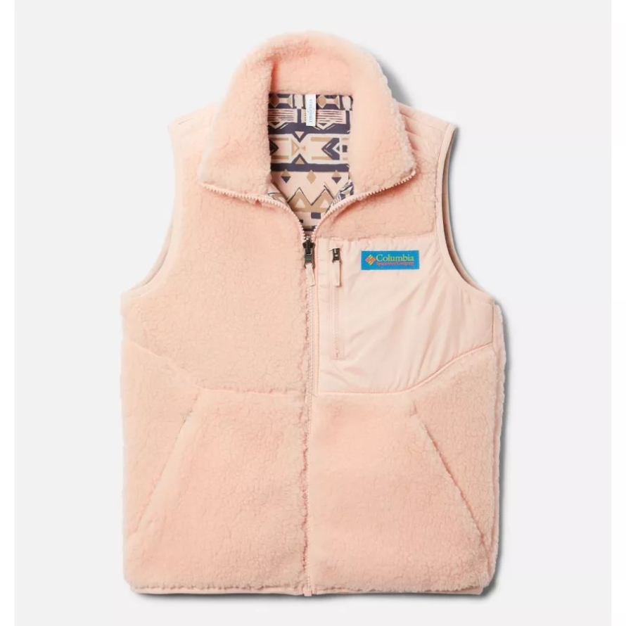 Kids' Archer Ridge Reversible Vest Columbia Peach Blossom