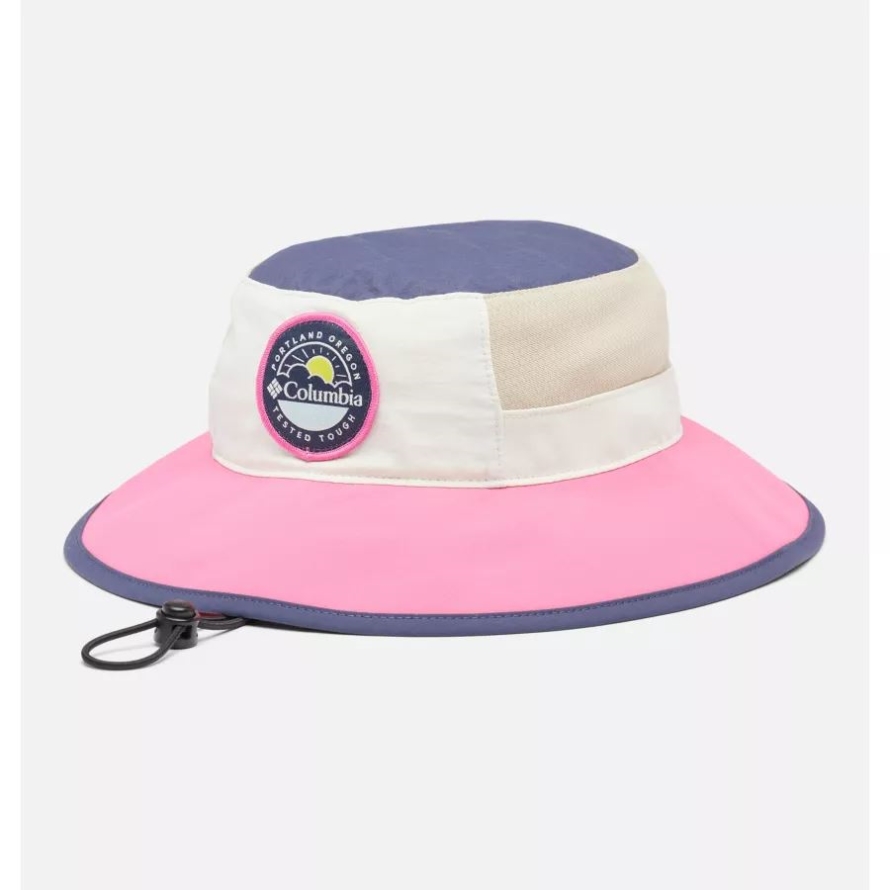 Kids' Bora Bora Booney Hat Chalk/Nocturnal/Wild Geranium Columbia