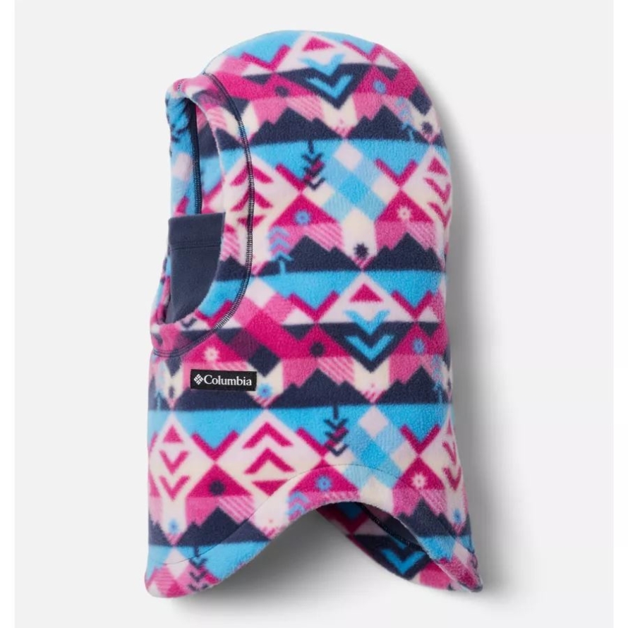 Kids' Frosty Trail Balaclava Nocturnal Checkpoint Print Columbia