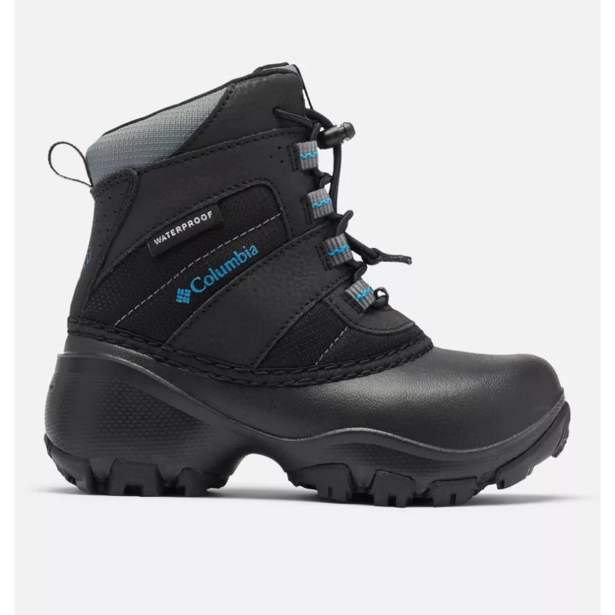 Kids' Rope Tow III Waterproof Boot Columbia Black/Dark Compass