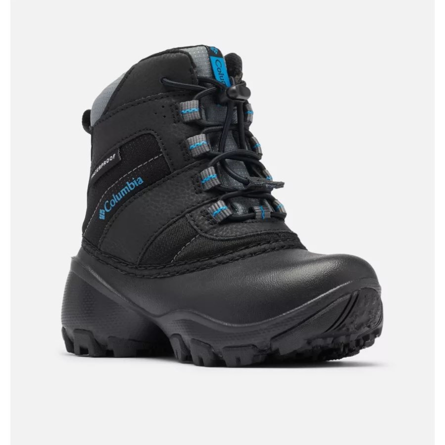 Kids' Rope Tow III Waterproof Boot Columbia Black/Dark Compass