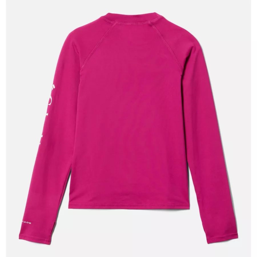 Kids' Sandy ShoresLong Sleeve Sunguard Shirt Columbia Wild Fuchsia