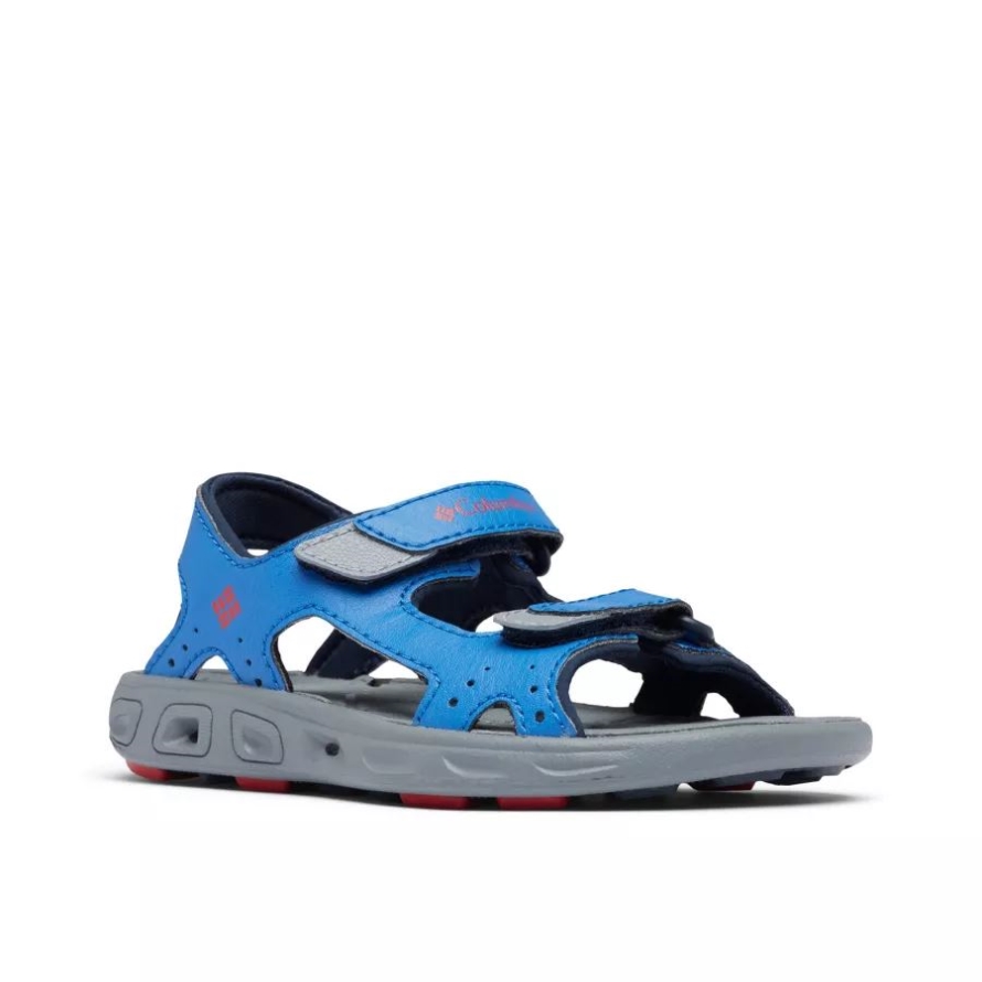 Kids' Techsun Vent Sandal Columbia Stormy Blue/Mountain Red