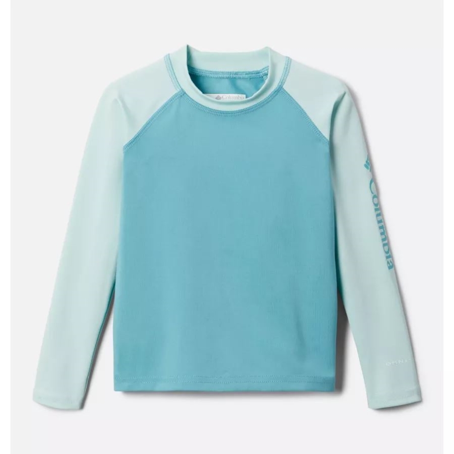 Kids' Toddler Sandy Shores Long Sleeve Sunguard Shirt Sea Wave/Icy Morn Columbia