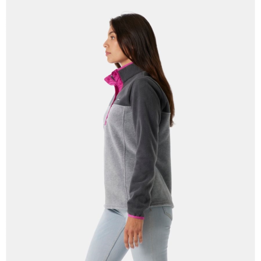 Light Grey Heather/Shark Columbia Women's Benton Springs 1/2 Snap Pullover