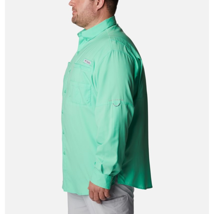 Light Jade Men's PFG Tamiami II Long Sleeve Shirt Big Columbia