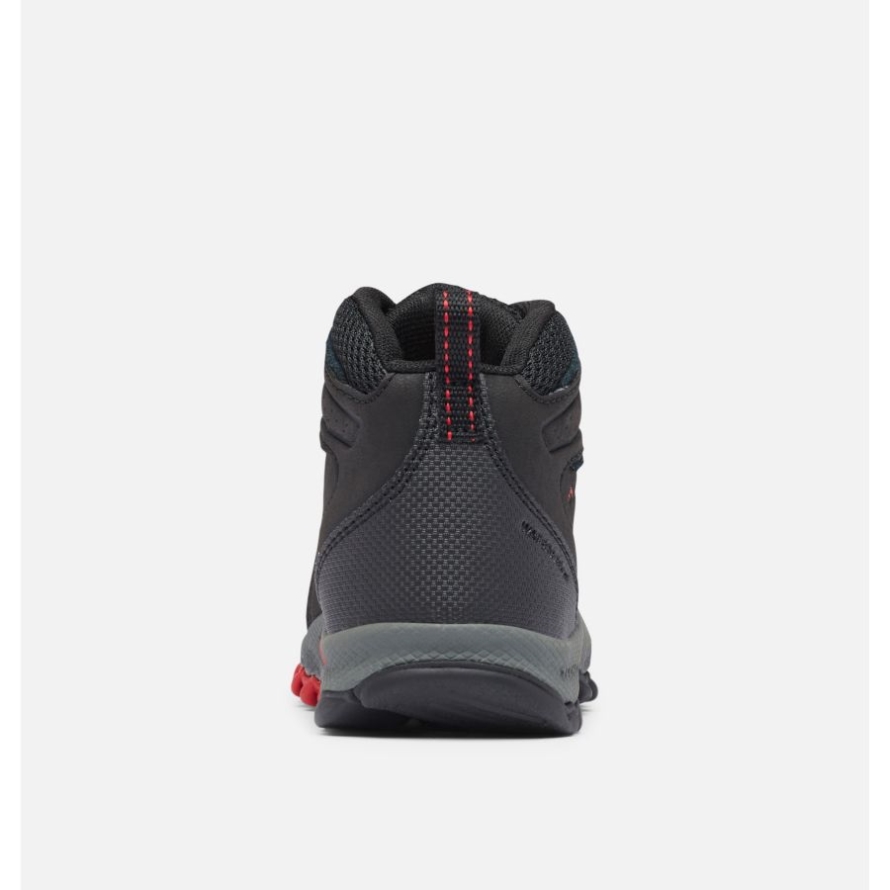 Little Kids' Newton Ridge Waterproof Hiking Boot Black/Mountain Red Columbia Brand