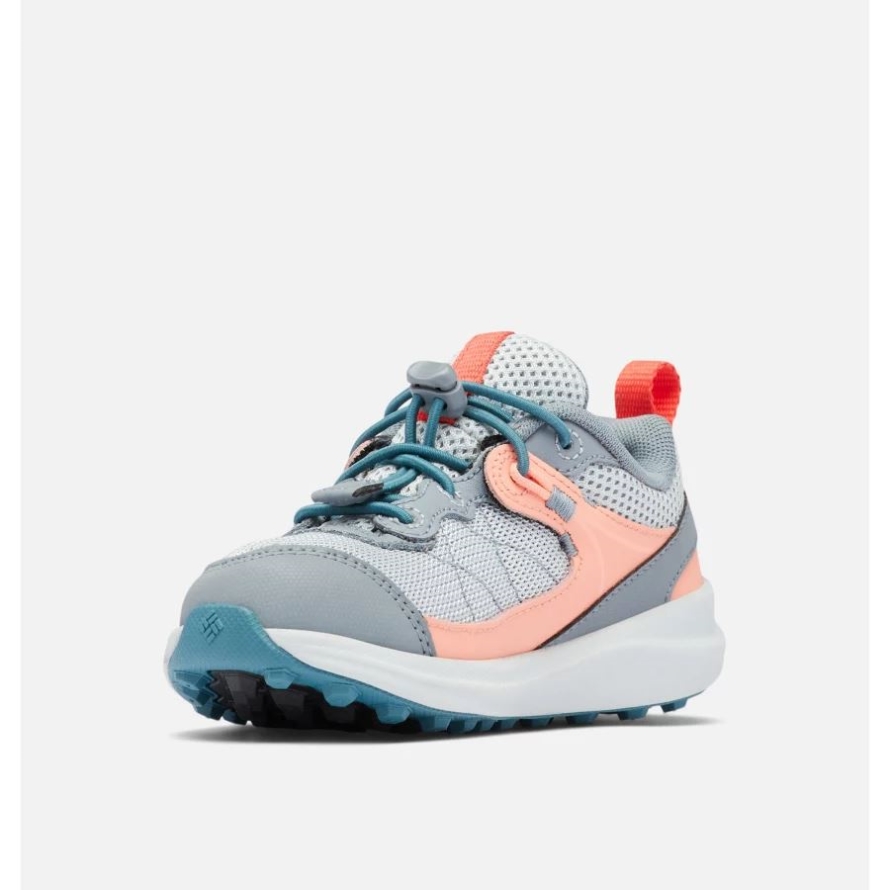 Little Kids' Trailstorm Shoe Columbia Cirrus Grey/Red Hibiscus