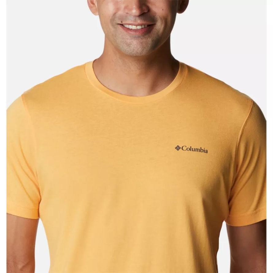 Mango Heather Columbia Men's Thistletown Hills Short Sleeve Shirt