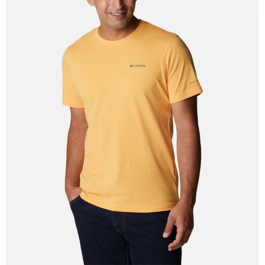 Mango Heather Columbia Men's Thistletown Hills Short Sleeve Shirt