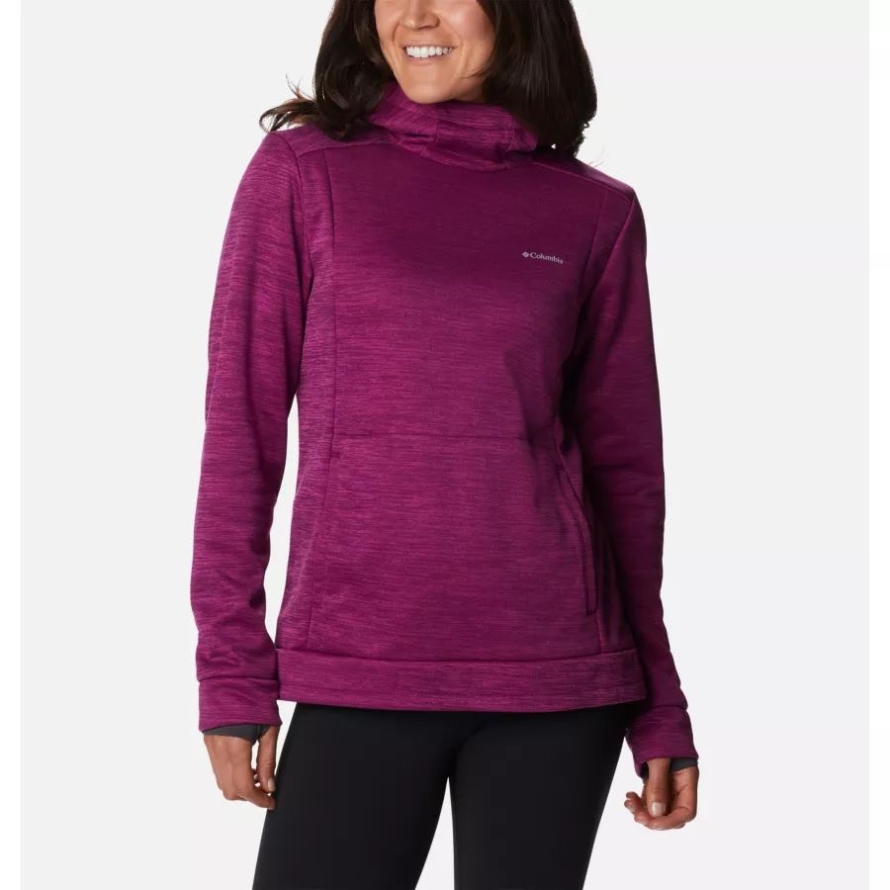 Marionberry Heather Women's Claudia Ridge Fleece Hoodie Columbia