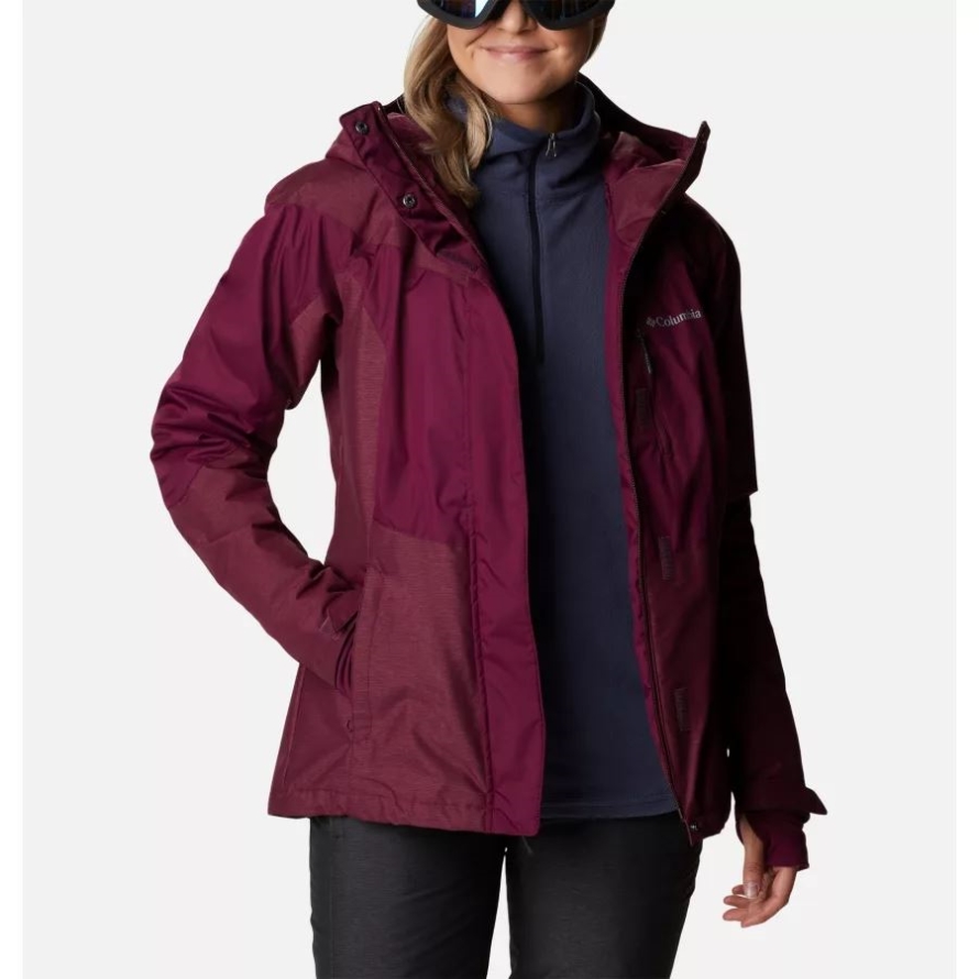 Marionberry/Marionberry Heather Columbia Women's Rosie Run Insulated Jacket