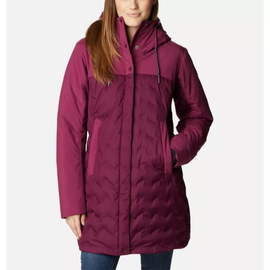 Marionberry Women's Mountain Croo II Mid Down Jacket Columbia