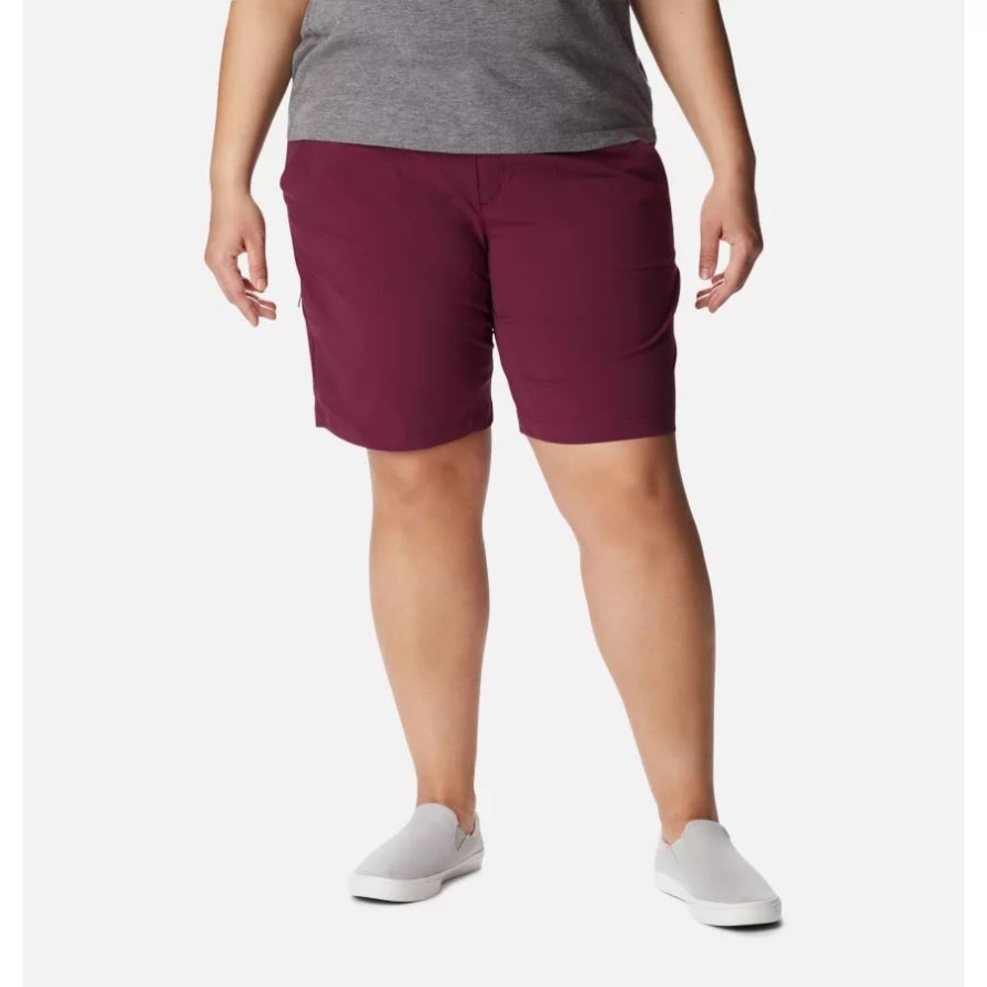Marionberry Women's Saturday Trail Long Shorts Plus Size Columbia