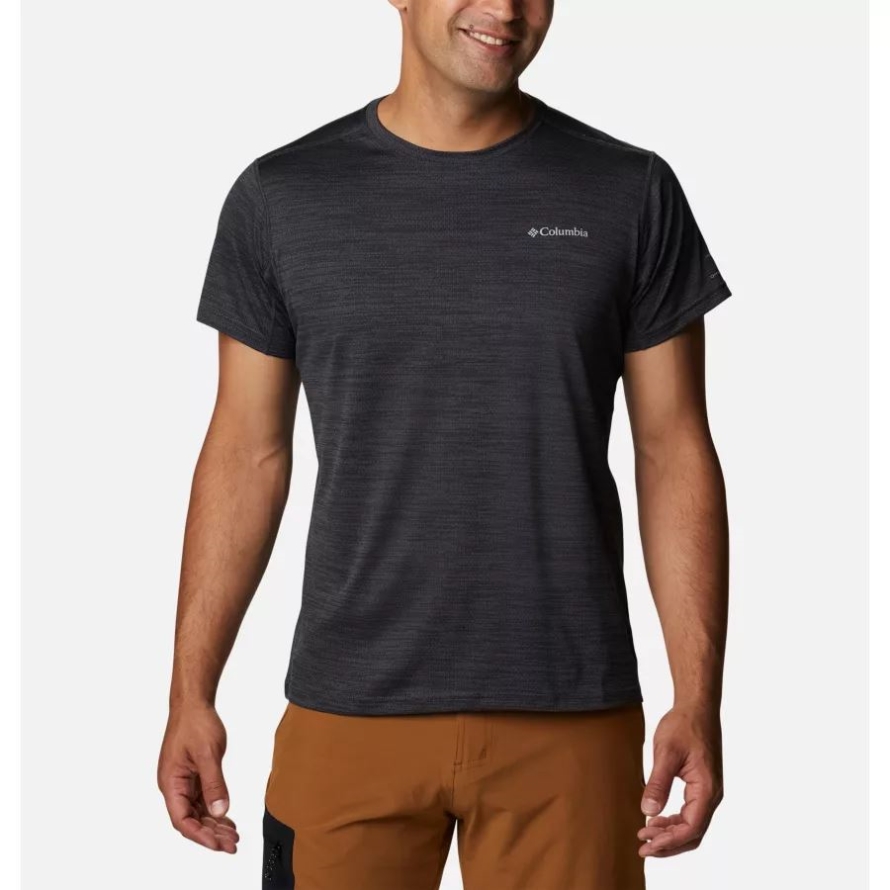 Men's Alpine Chill Zero Technical T-Shirt Columbia Black Heather
