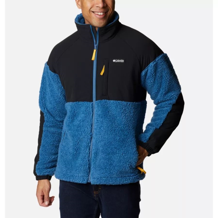 Men's Ballistic Ridge Full Zip Fleece Columbia Impulse Blue/Black