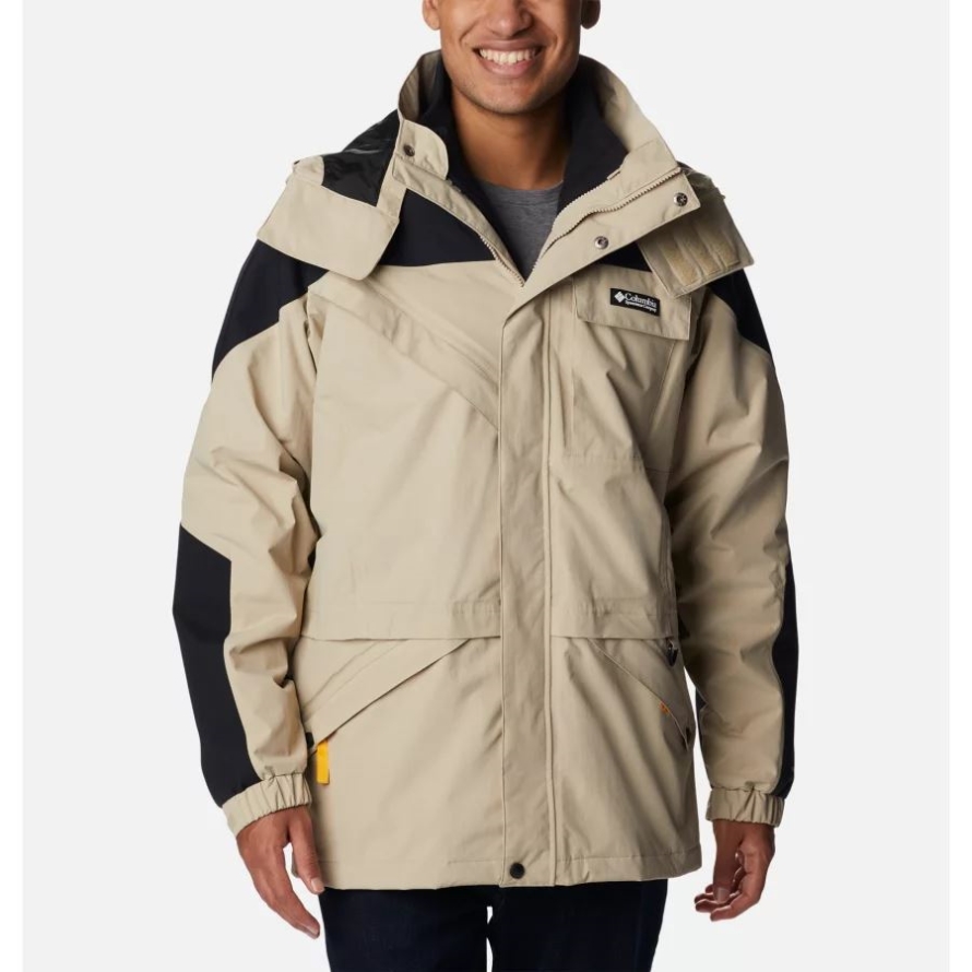 Men's Ballistic Ridge Interchange Jacket Ancient Fossil/Black Columbia