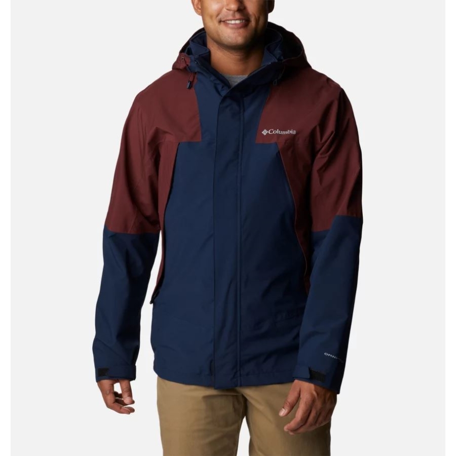 Men's Canyon Meadows Omni-Heat Infinity Interchange Jacket Collegiate Navy/Elderberry Columbia