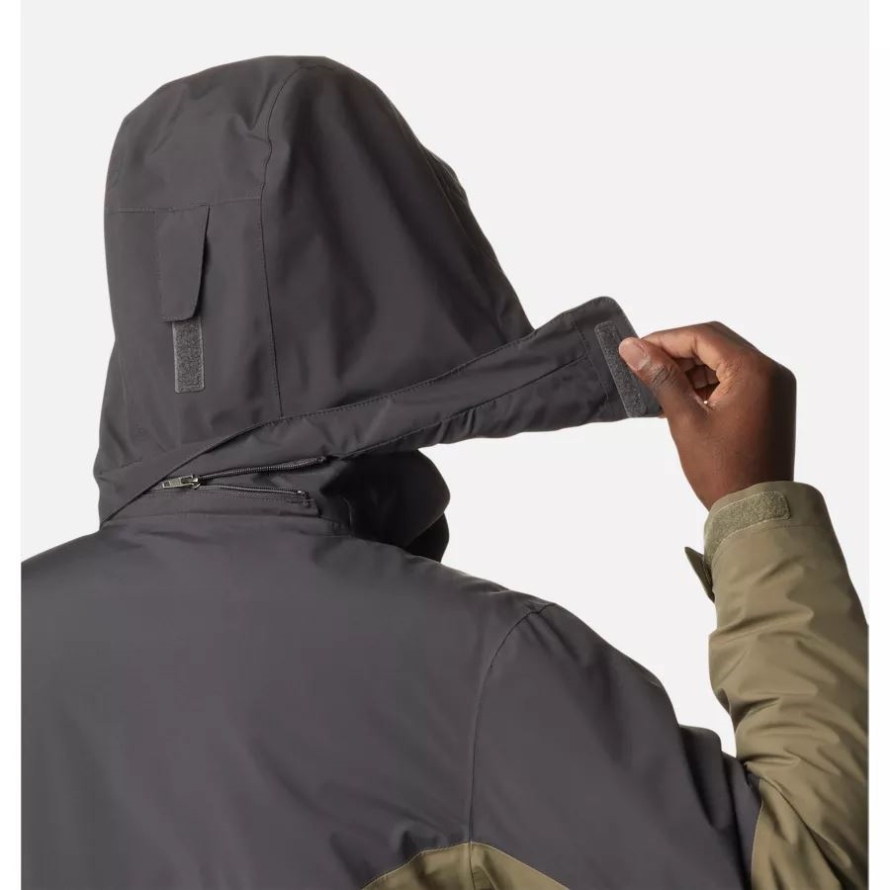 Men's Cascade Peak IV Interchange Jacket Columbia Stone Green/Shark