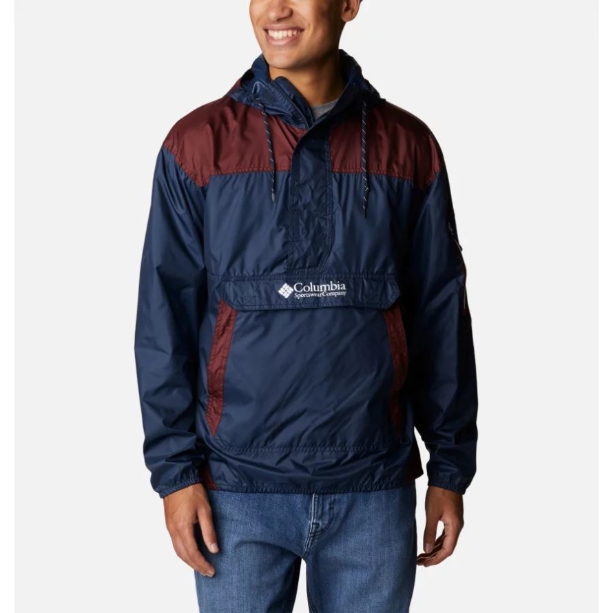 Men's Challenger Windbreaker Collegiate Navy/Elderberry Columbia