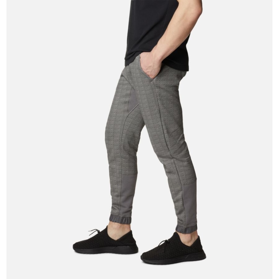 Men's Columbia Lodge III Joggers City Grey Herringbone Columbia