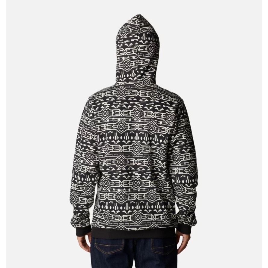 Men's Columbia Logo Printed Hoodie Columbia Black/Geo Print