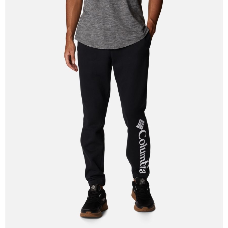Men's Columbia Trek Joggers Columbia Black/White Vertical Logo