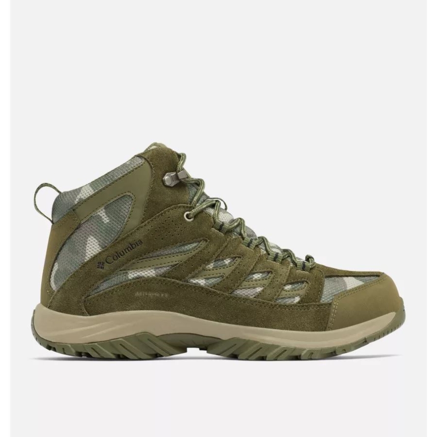 Men's Crestwood Mid Waterproof Hiking Boot Nori/Black Columbia