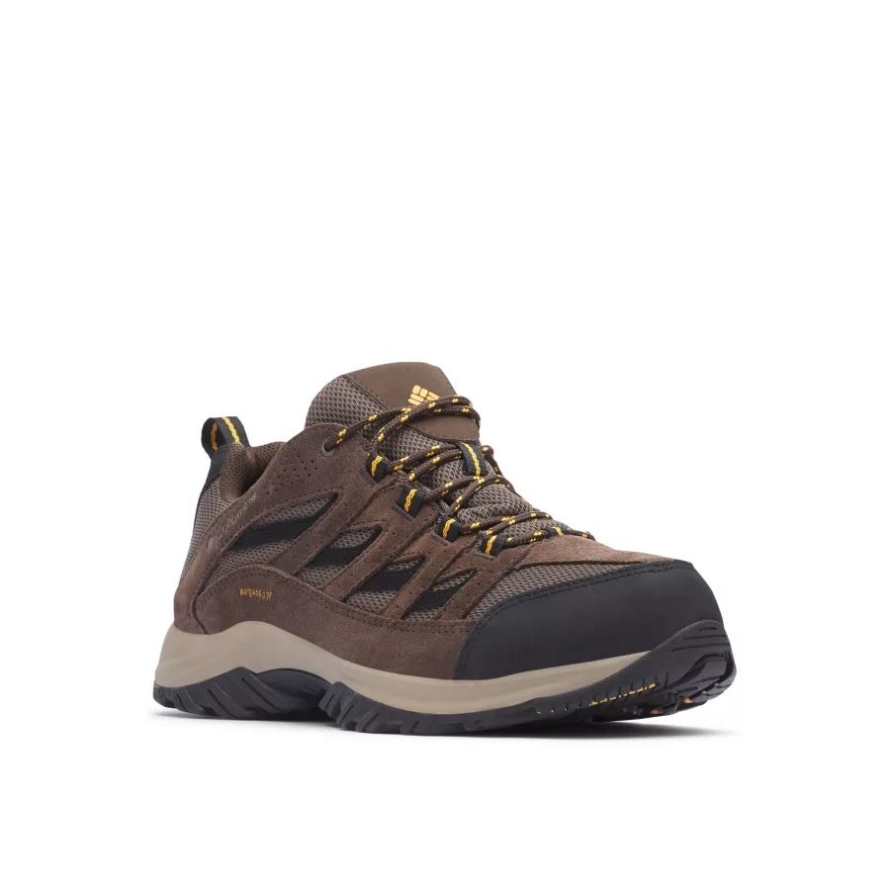 Men's Crestwood Waterproof Hiking Shoe Wide Columbia Mud/Squash