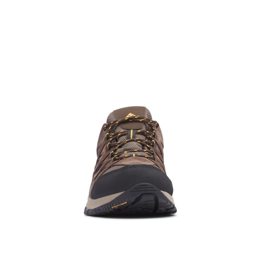 Men's Crestwood Waterproof Hiking Shoe Wide Columbia Mud/Squash