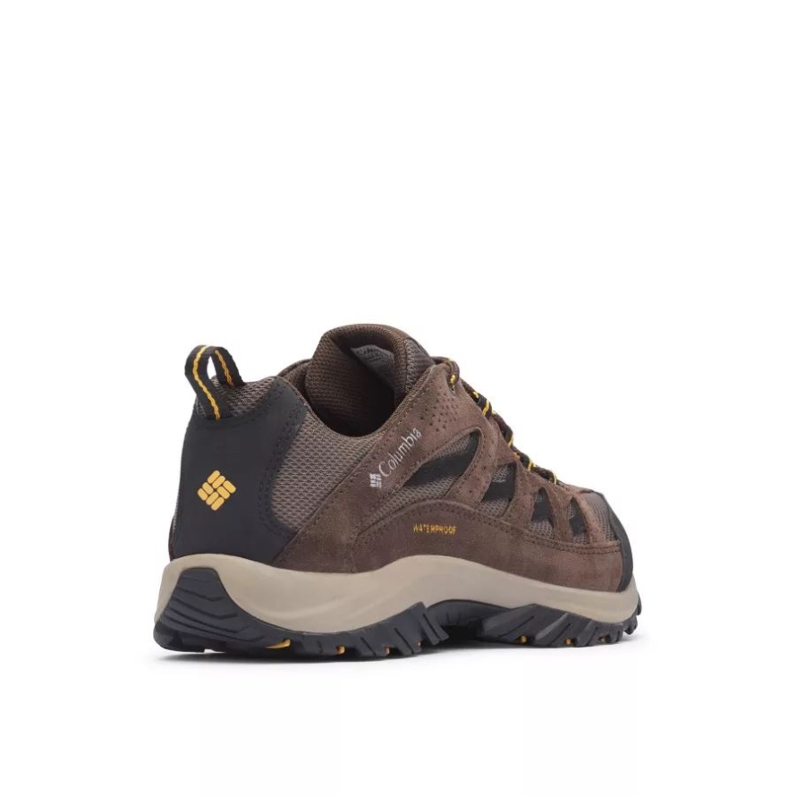 Men's Crestwood Waterproof Hiking Shoe Wide Columbia Mud/Squash