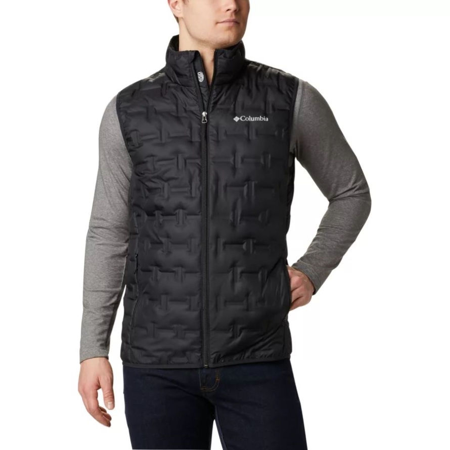 Men's Delta Ridge Down Vest Columbia Black