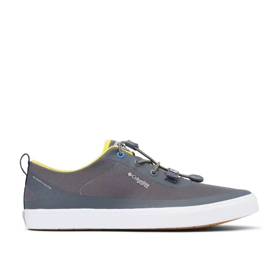 Men's Dorado CVO PFG Shoe Wide Columbia Ti Grey Steel/Electron Yellow