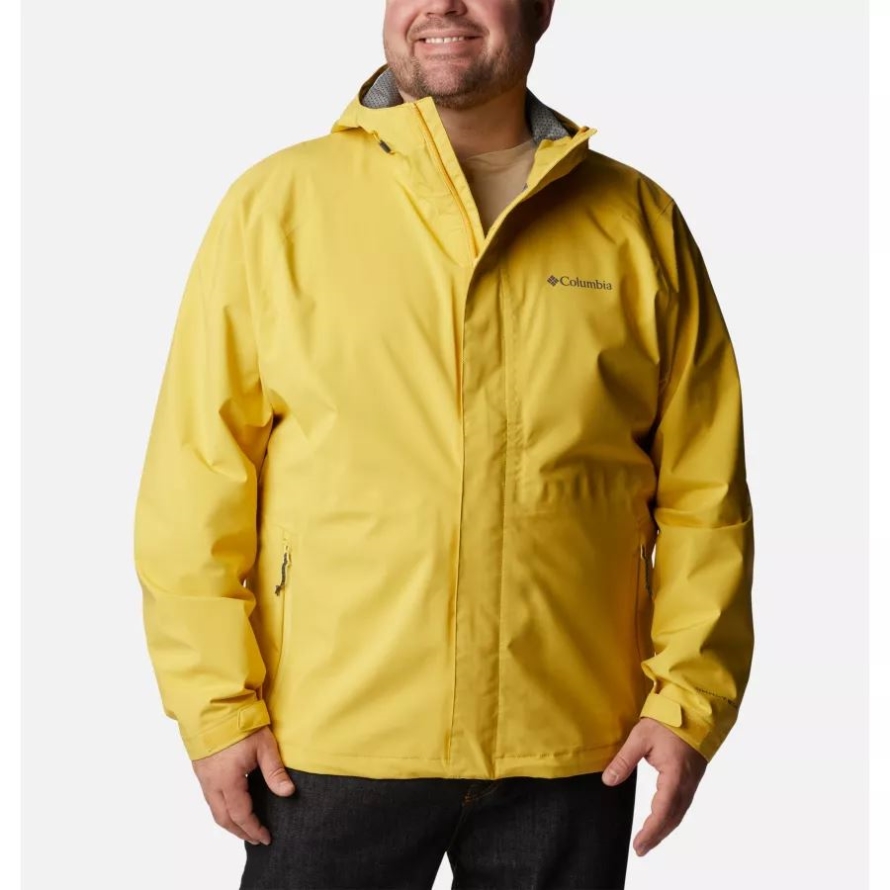 Men's Earth Explorer Shell Jacket Big Golden Nugget Columbia