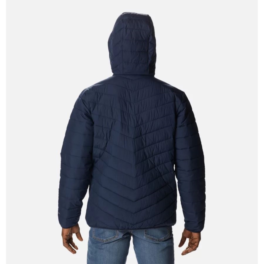 Men's Eddie Gorge Hooded Insulated Jacket Collegiate Navy Columbia
