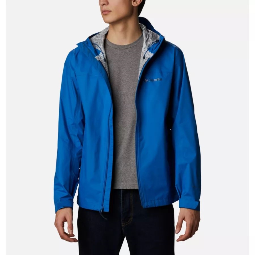 Men's EvaPOURation Rain Jacket Columbia Bright Indigo