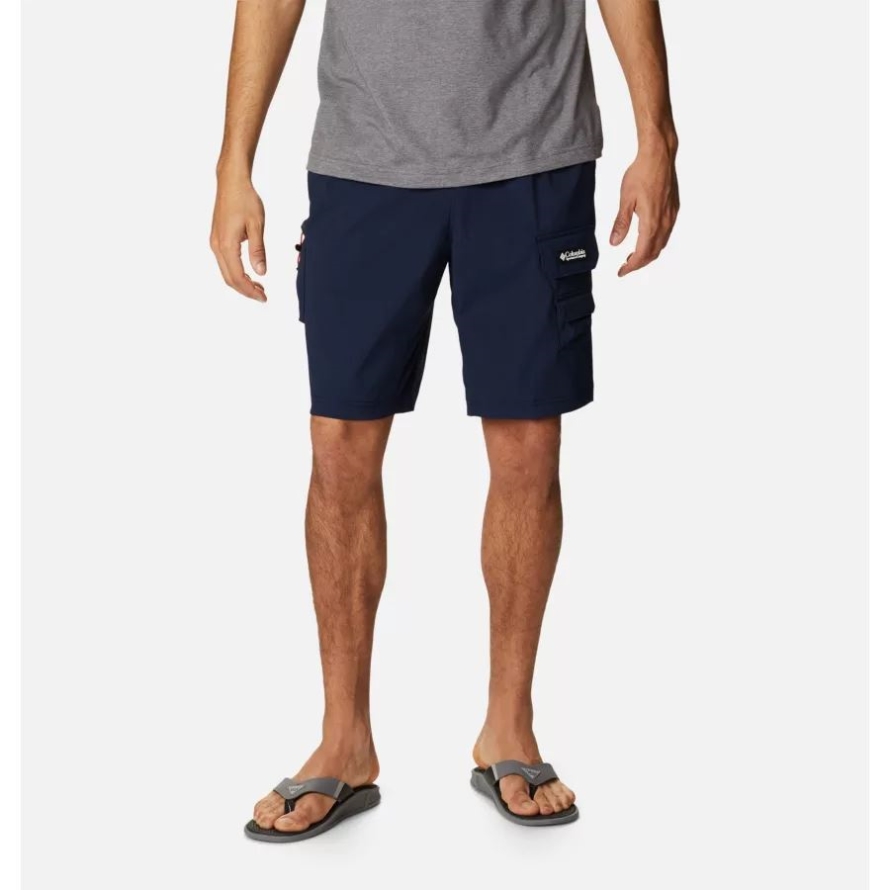 Men's Field Creek Casual Cargo Shorts Collegiate Navy Columbia