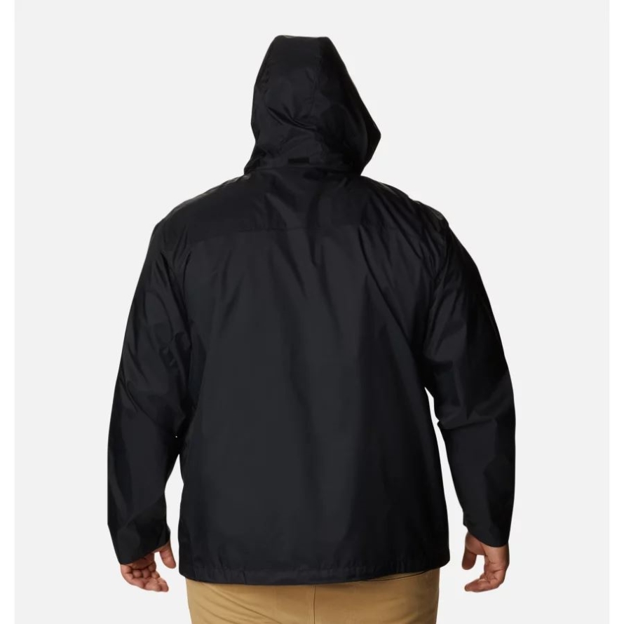 Men's Glennaker Lake Rain Jacket Big Black Columbia