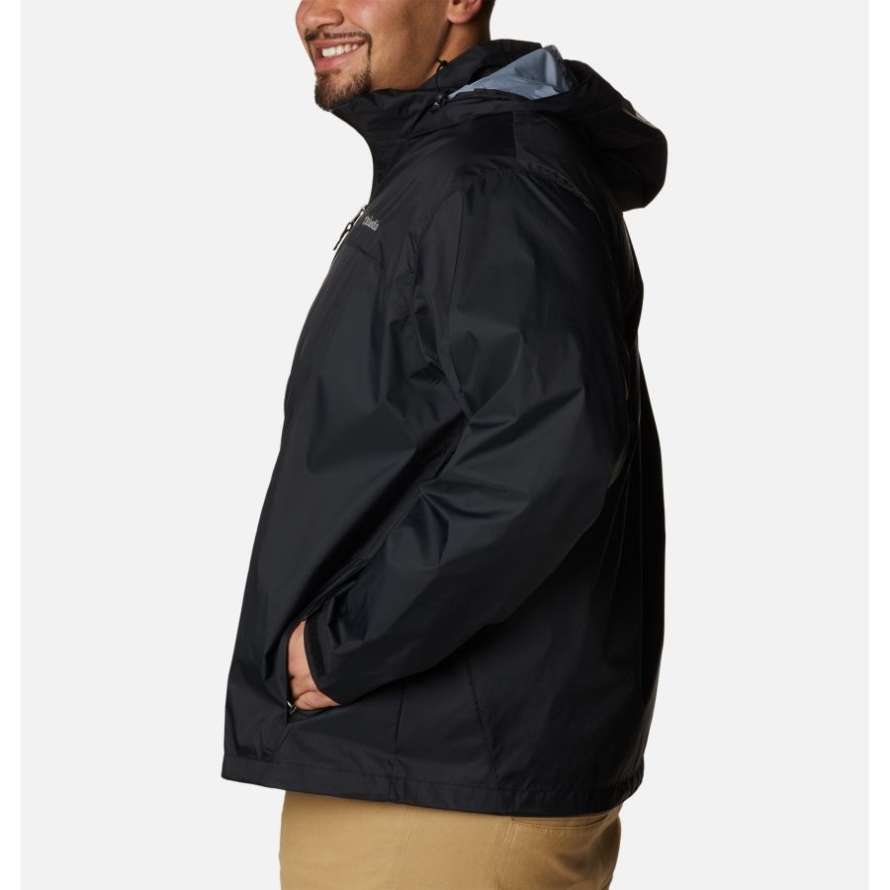 Men's Glennaker Lake Rain Jacket Big Black Columbia
