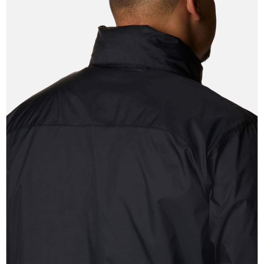Men's Glennaker Lake Rain Jacket Big Black Columbia