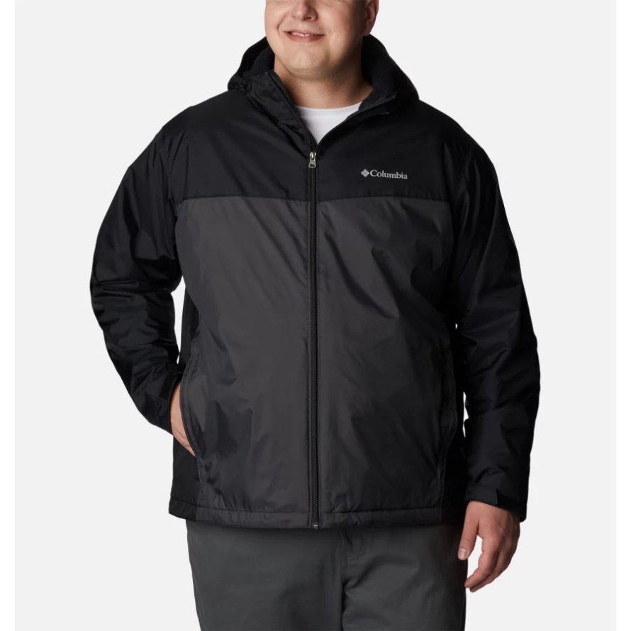 Men's Glennaker Sherpa Lined Jacket Big Columbia Black/Shark