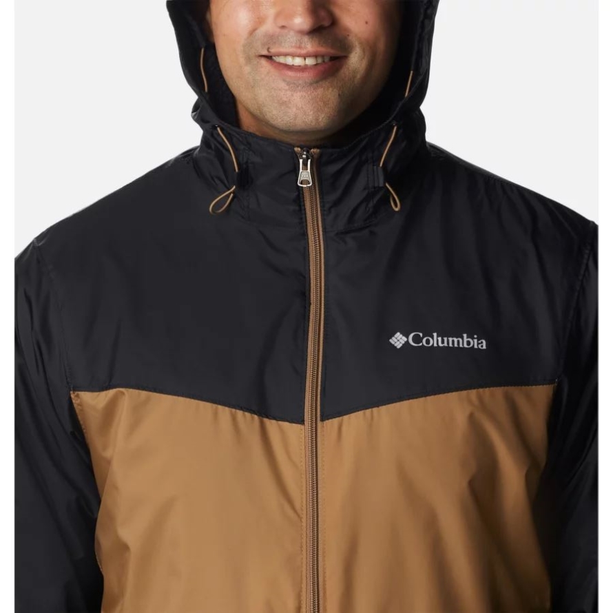 Men's Glennaker Sherpa Lined Jacket Black/Delta Columbia
