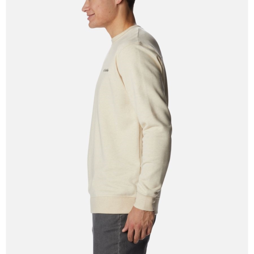 Men's Hart Mountain II Crew Sweatshirt Oatmeal Heather Columbia
