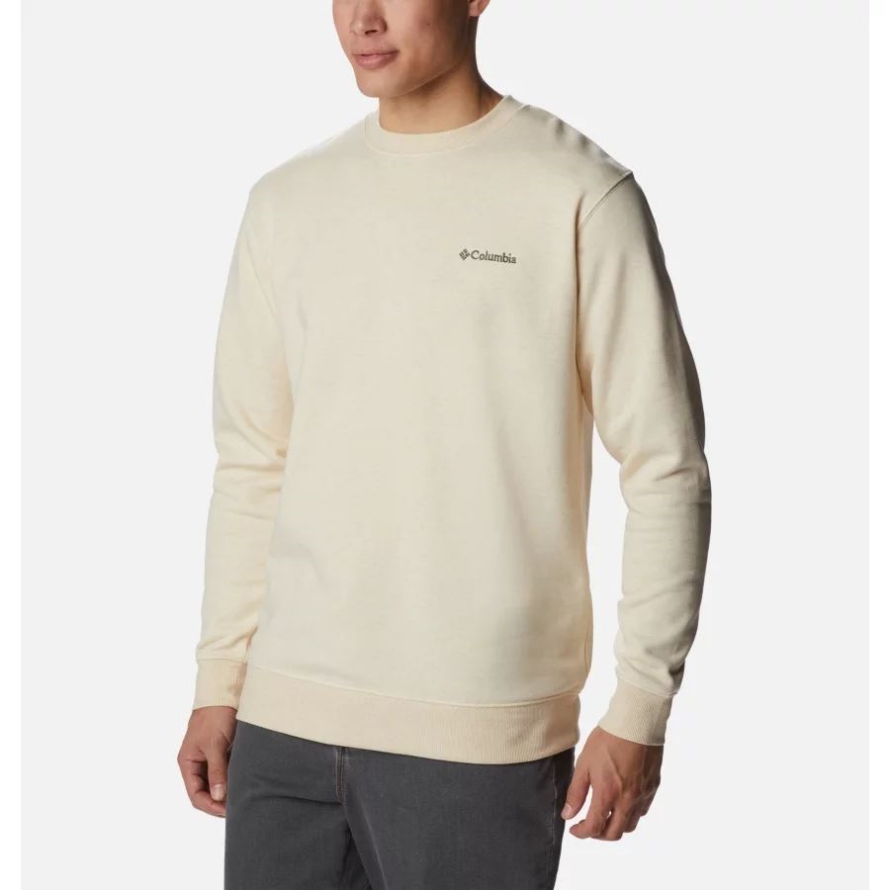 Men's Hart Mountain II Crew Sweatshirt Oatmeal Heather Columbia