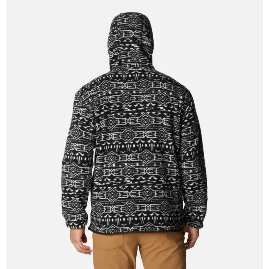 Men's Helvetia Hoodie Black Geo Print Columbia